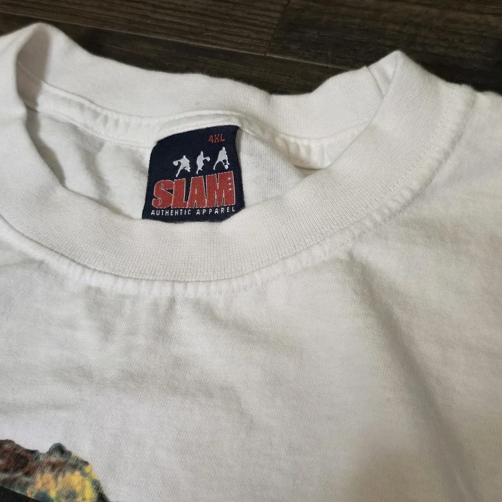 Vintage 1999 Allen Iverson SLAM Magazine T-Shirt 4XL NBA Hip‎ Hop 90s